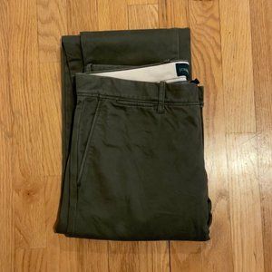 J Crew Chino 32x34 Army/Green (Skinny/Slim 484)